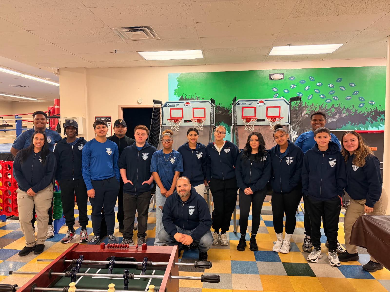 Vineland PAL group photo inside the PAL facility