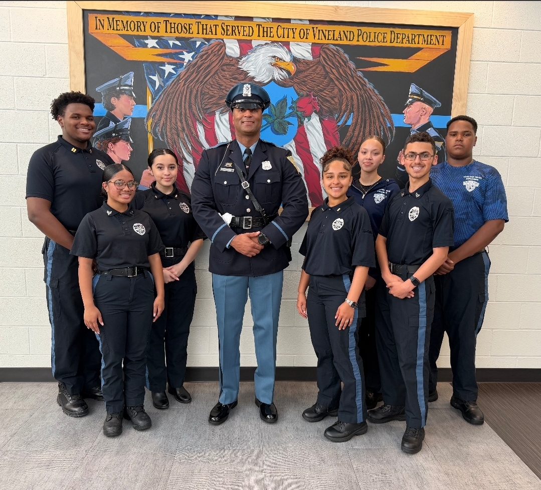 Vineland PAL Police Explorers group photo